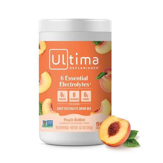 ultima-replenisher-peach-bellini-electrolyte-powder-drink-mix---90-servings-6-key-electrolytes-trace-minerals---keto-non-gmo-sugar-free-hydration-1