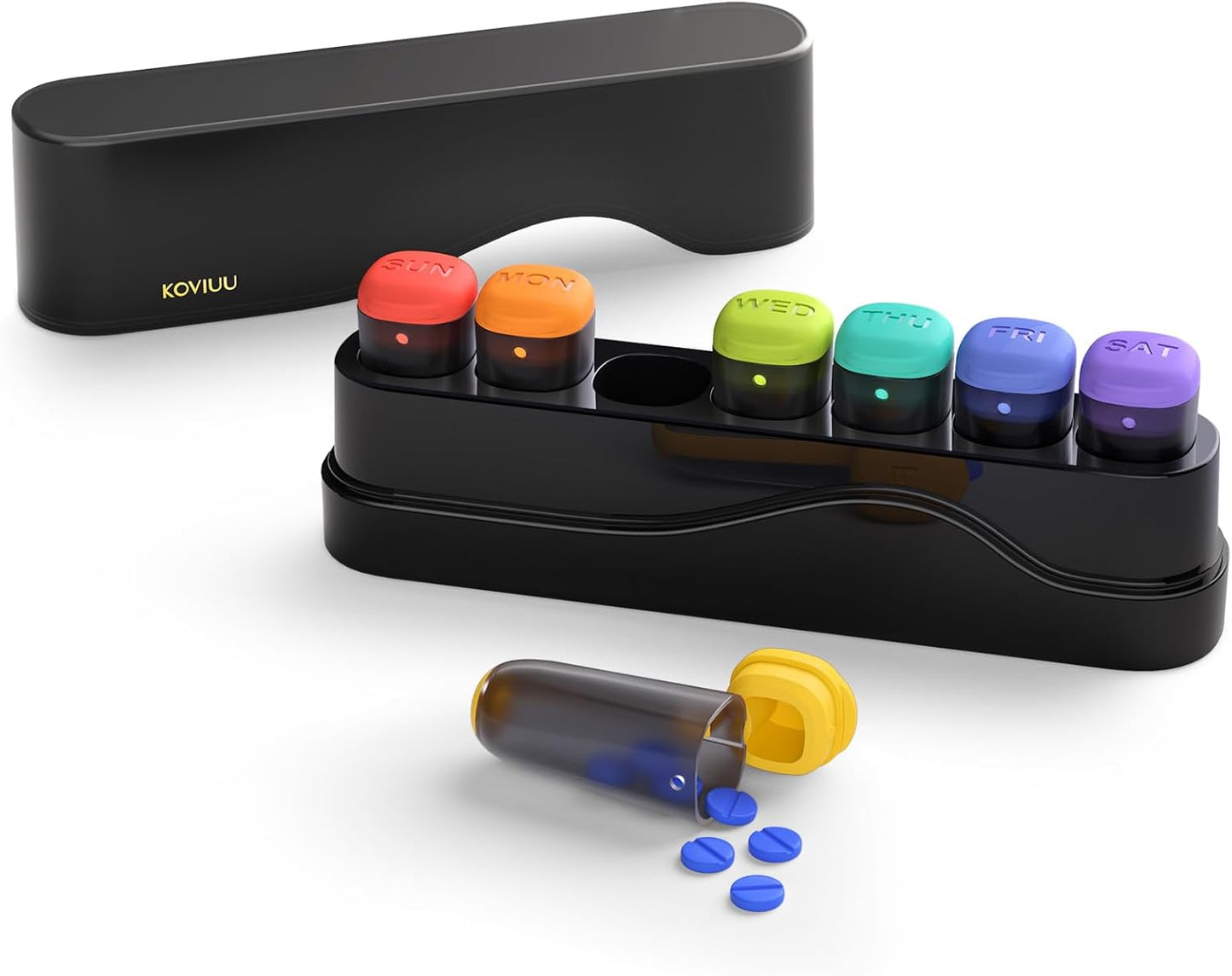 black-weekly-pill-organizer-set---1-time-3-times-a-day---koviuu-organizer-for-medication-management-1