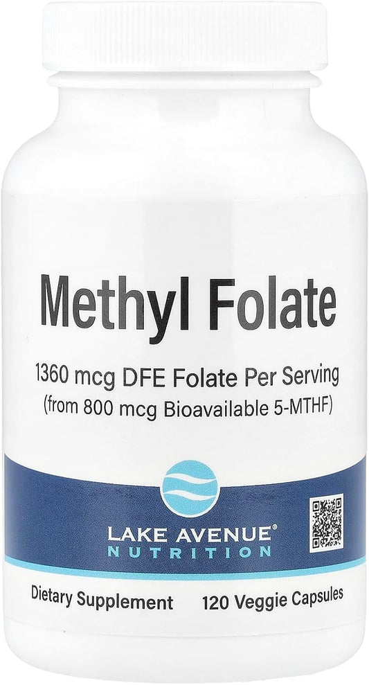 methyl-folate-800mcg-capsules-for-optimal-nutrition---120-veggie-caps---lake-avenue-1