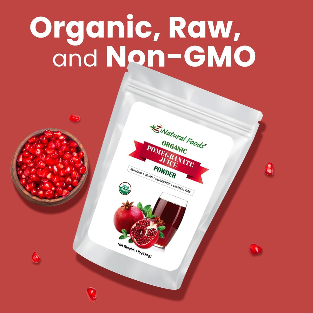 organic-pomegranate-juice-powder---pure-fruit-extract-for-smoothies-tea---antioxidant-superfood-1-lb-5