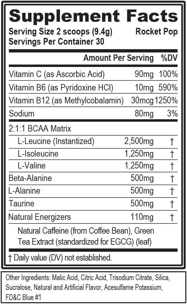 evlution-evl-bcaas-amino-acids-powder---energizing-bcaa-pre-workout-drink-for-muscle-recovery-and-endurance---post-workout-recovery-drink-with-natural-caffeine---rocket-pop-flavor-2