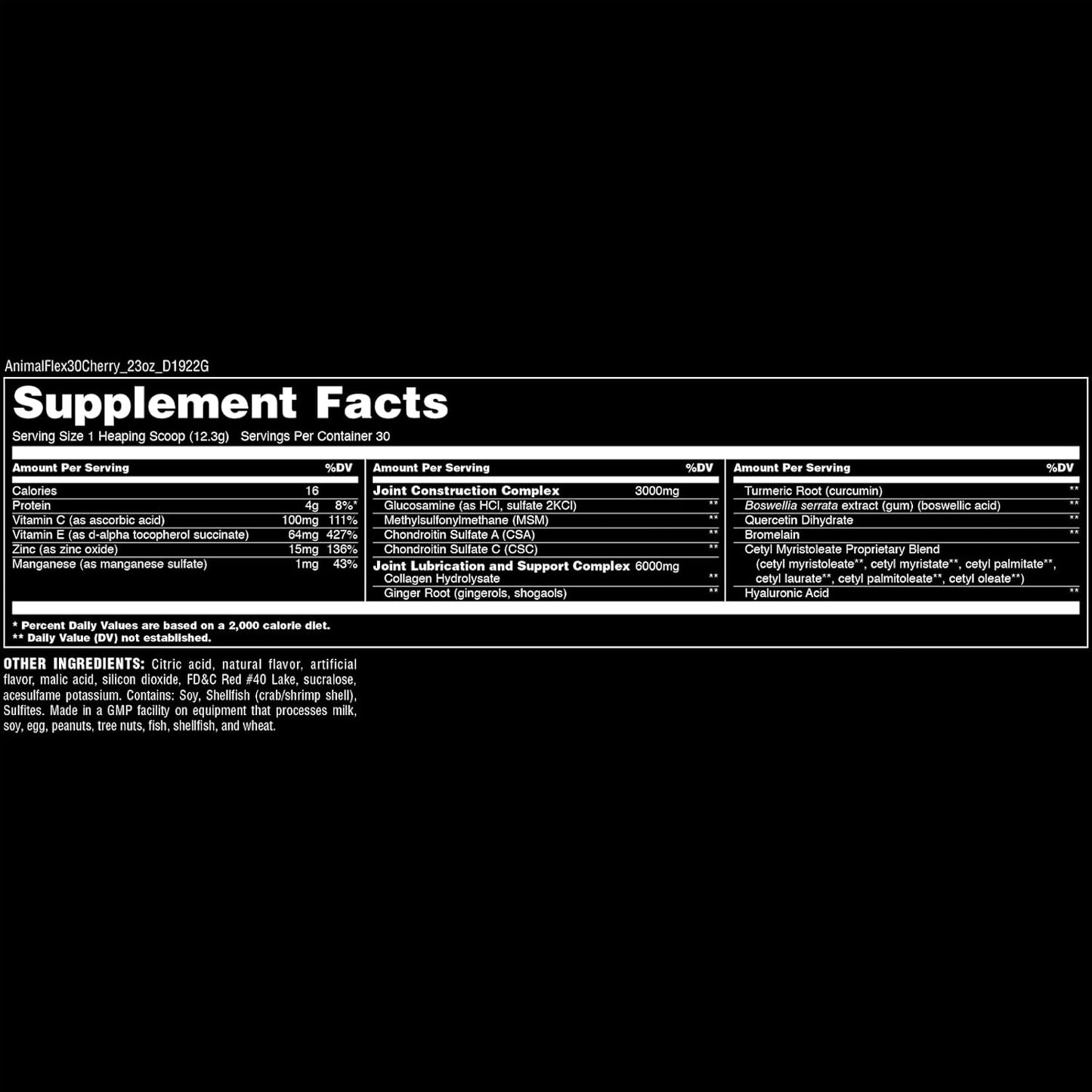 animal-flex-powder---cherry-flavored-joint-support-supplement-with-turmeric-glucosamine-chondroitin-msm-collagen-and-boswellia-for-muscle-pain-relief-and-repair---30-scoops-3