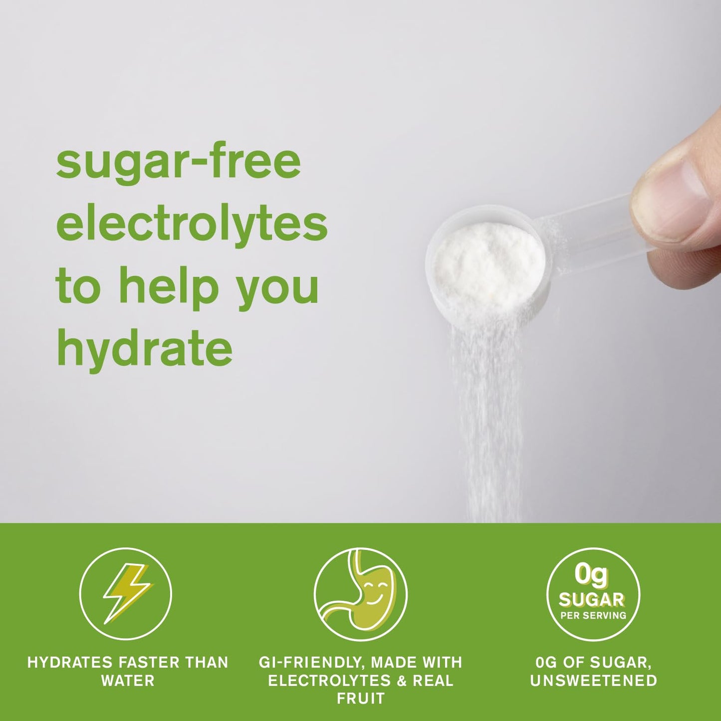 Lemon Lime Electrolyte Powder Mix - Unsweetened & Sugar Free - 30 Servings - Keto Paleo Vegan - Non-GMO - Hydration Boost - Espot.com.au