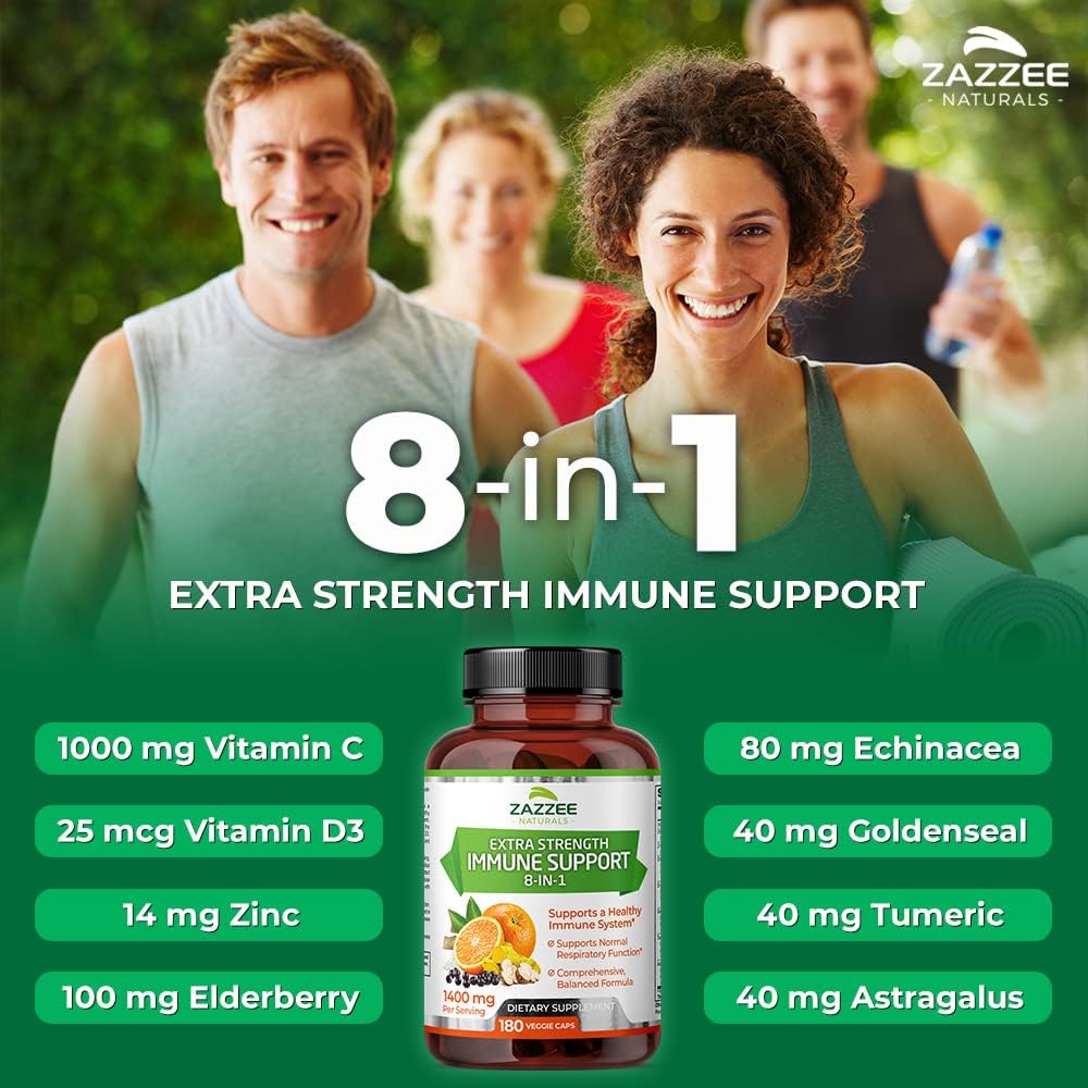 Zazzee Artemisinin Capsules with Extra Strength 8-in-1 Immune Support Formula - Espot.com.au
