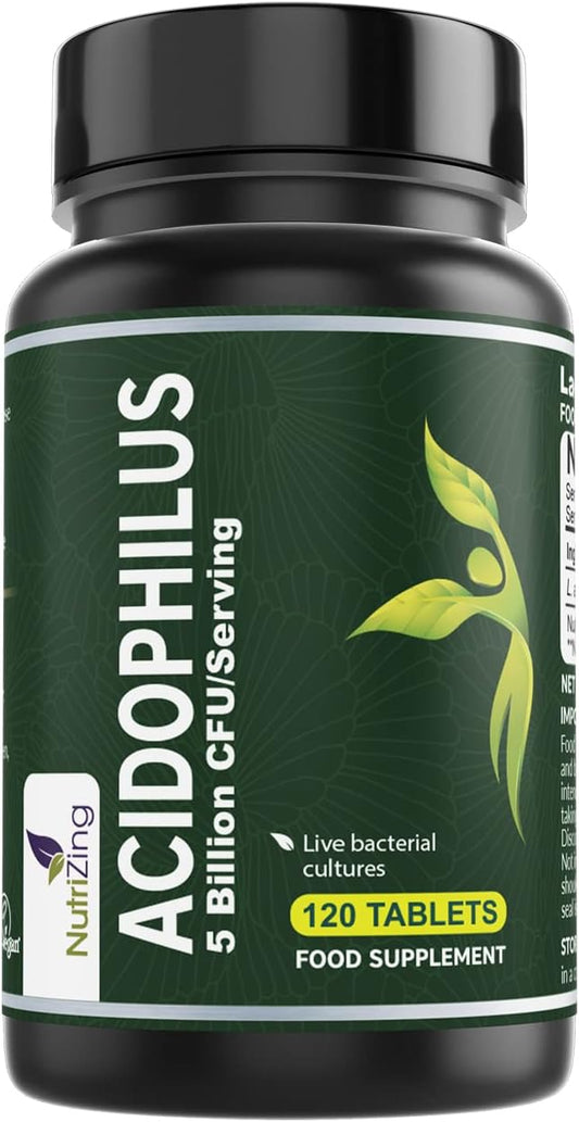 High Strength Lactobacillus Acidophilus Supplement - 5 Billion CFU per Serving for Gut Health and Digestive Support - Espot.com.au