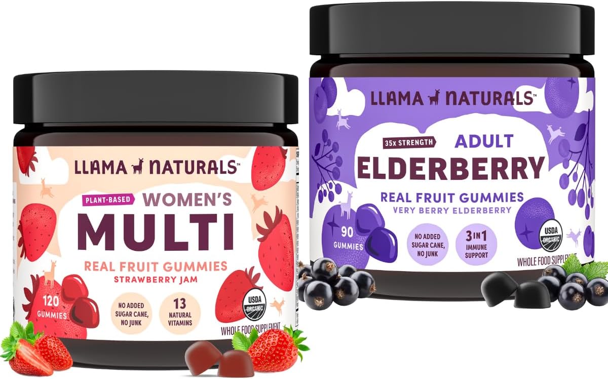 vegan-elderberry-womens-multivitamin-gummies-bundle---organic-no-added-sugar---immune-support-whole-food-nutrition---30-day-supply-210-gummies-1
