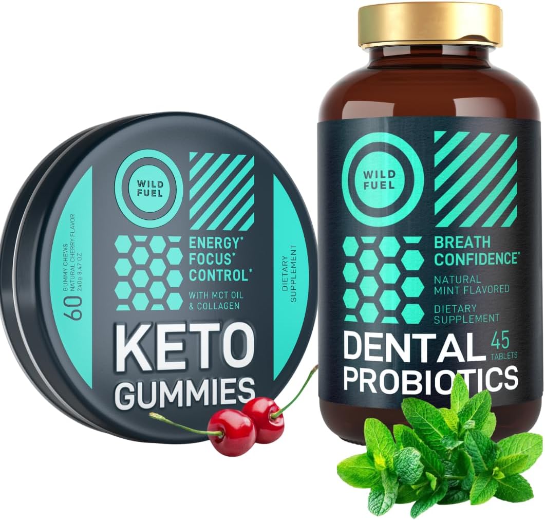 Oral Probiotics and Keto Candy Bundle with MCT Oil for Improved Oral Health - Espot.com.au