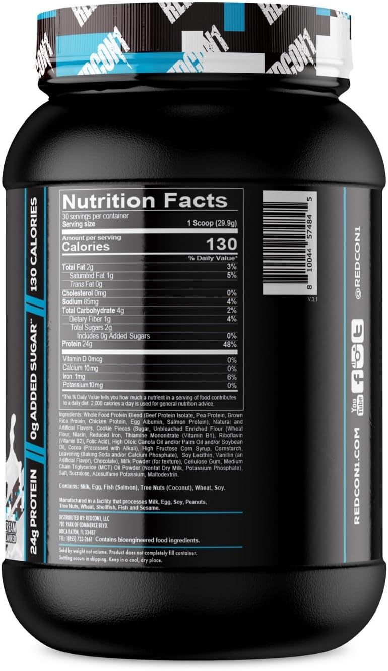 redcon1-cookies-n-cream-mre-lite-protein-powder---animal-protein-blends-low-carb-whey-free-meal-replacement-with-mct-oils---digestible-supplement-30-servings-2