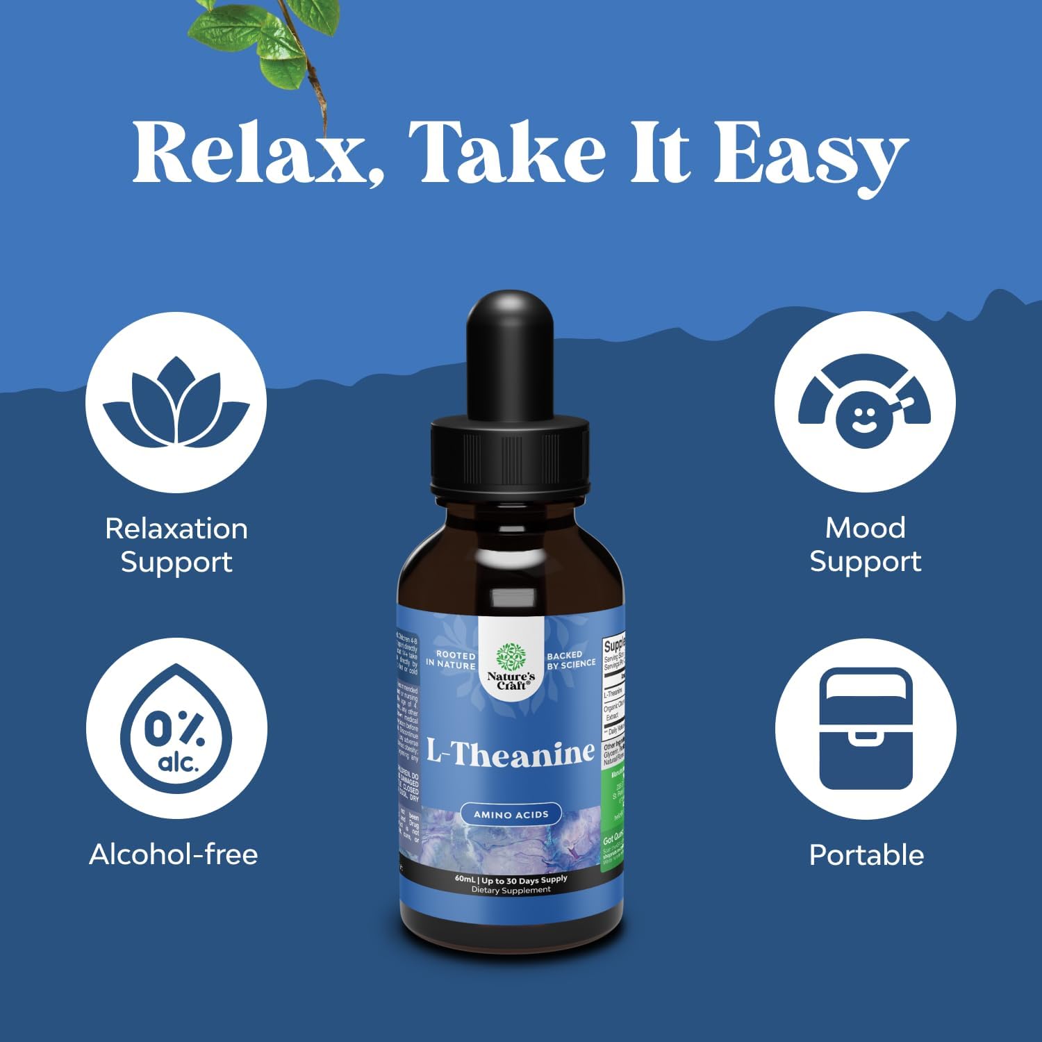 high-absorption-l-theanine-liquid-drops-with-chamomile-extract---focus-relaxation-supplement-for-adults-kids---200mg-l-theanine-per-serving---2oz-4