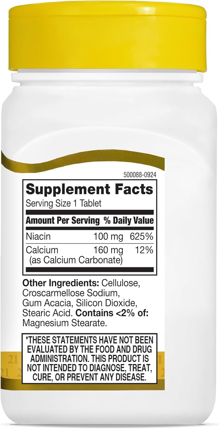premium-21st-century-niacin-tablets---100-mg-strength---110-tablets-for-heart-health-5