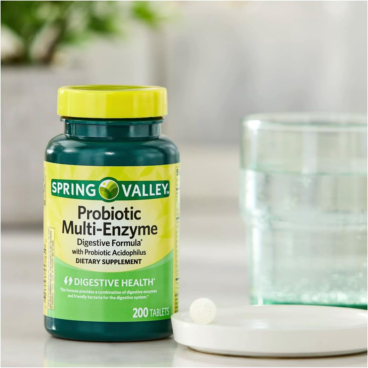 spring-valley-multi-enzyme-probiotic-tablets---200-count-bottle---digestive-health-support-supplement-3