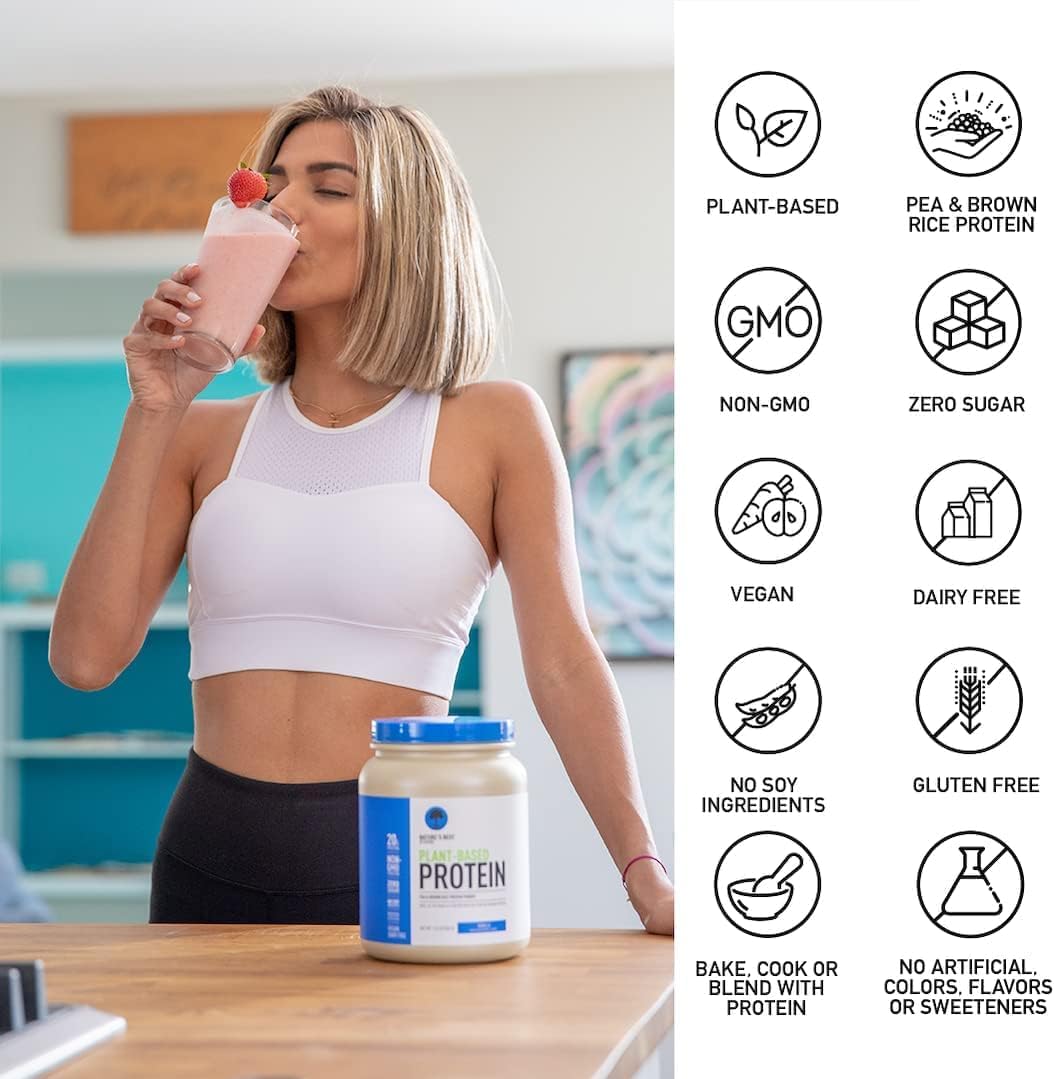 isopure-plant-based-protein-powder---lactose-gluten-free-unflavored-with-iron---20g-plant-protein-per-serving---115-lbs---20-servings---vegan-friendly-supplement-2