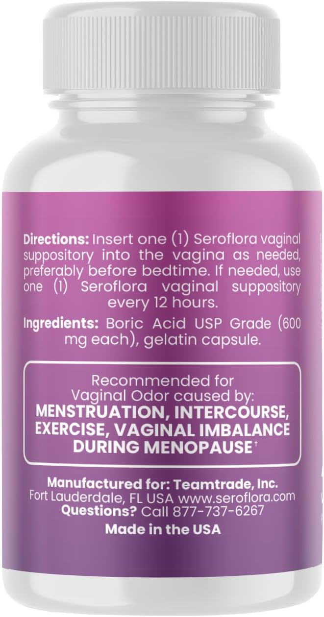 serovera-seroflora-boric-acid-vaginal-suppositories---supports-vaginal-odor-control---28-suppositories-with-applicators-6