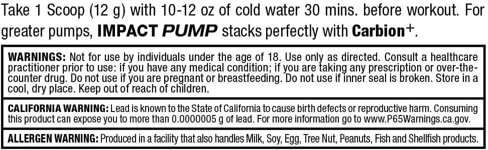 allmax-impact-pump-blue-raspberry-pre-workout-formula-360g---citrulline-malate-lions-mane---boost-pumps-mind-muscle-connection---stim-free---30-servings-5