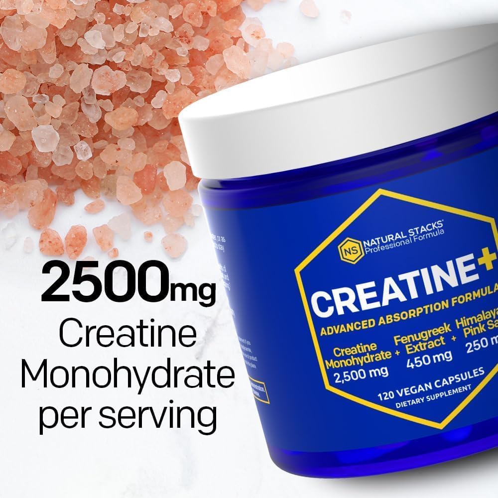 MagTech Magnesium and Creatine Monohydrate Bundle - Chelated Magnesium Complex for Brain Health and Strength - 210 Capsules - Espot.com.au