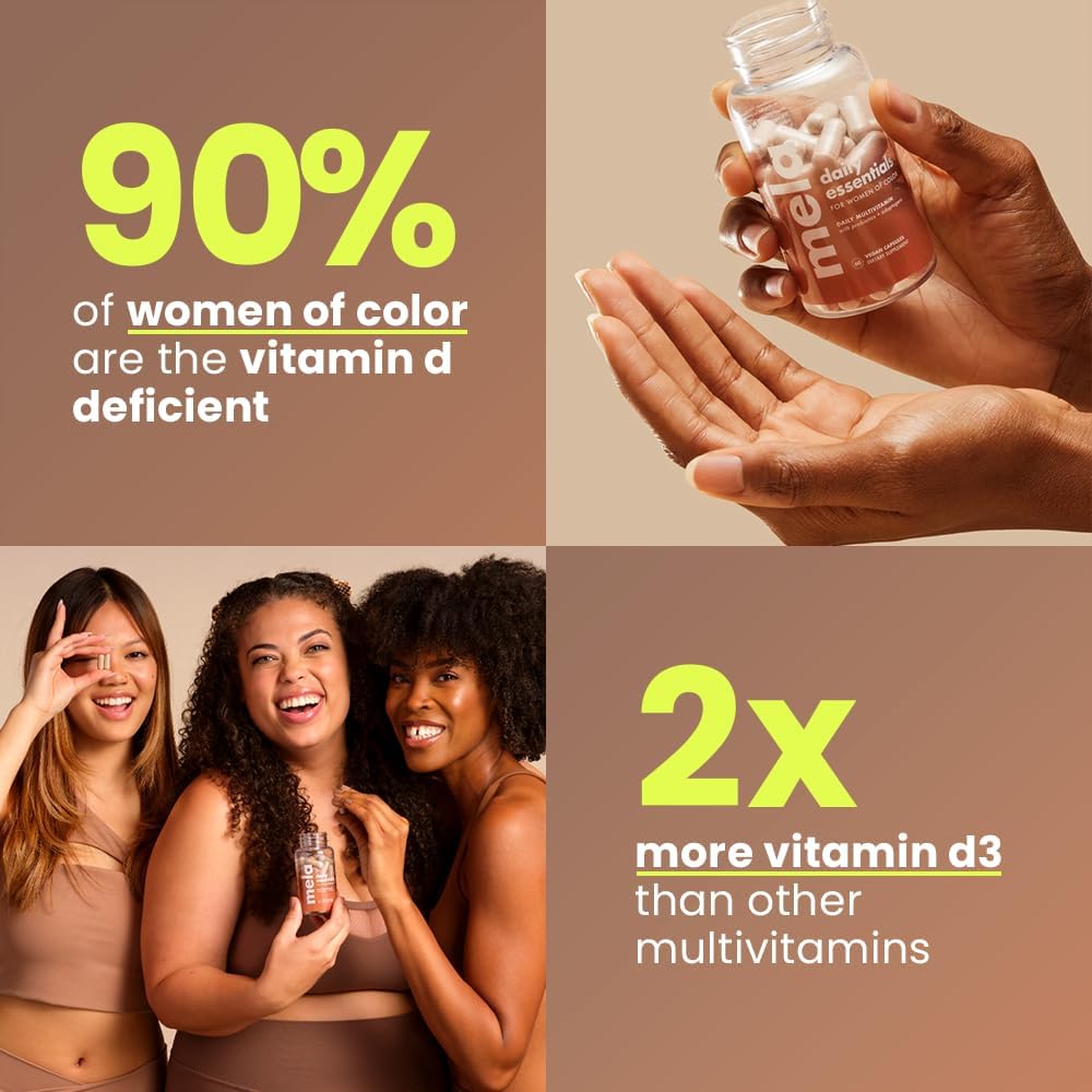 melanated-womens-multivitamin-with-high-dose-vitamin-d3-b12-probiotics-lions-mane-ceylon-cinnamon---vegan-gluten-free-non-gmo---30-day-supply-2