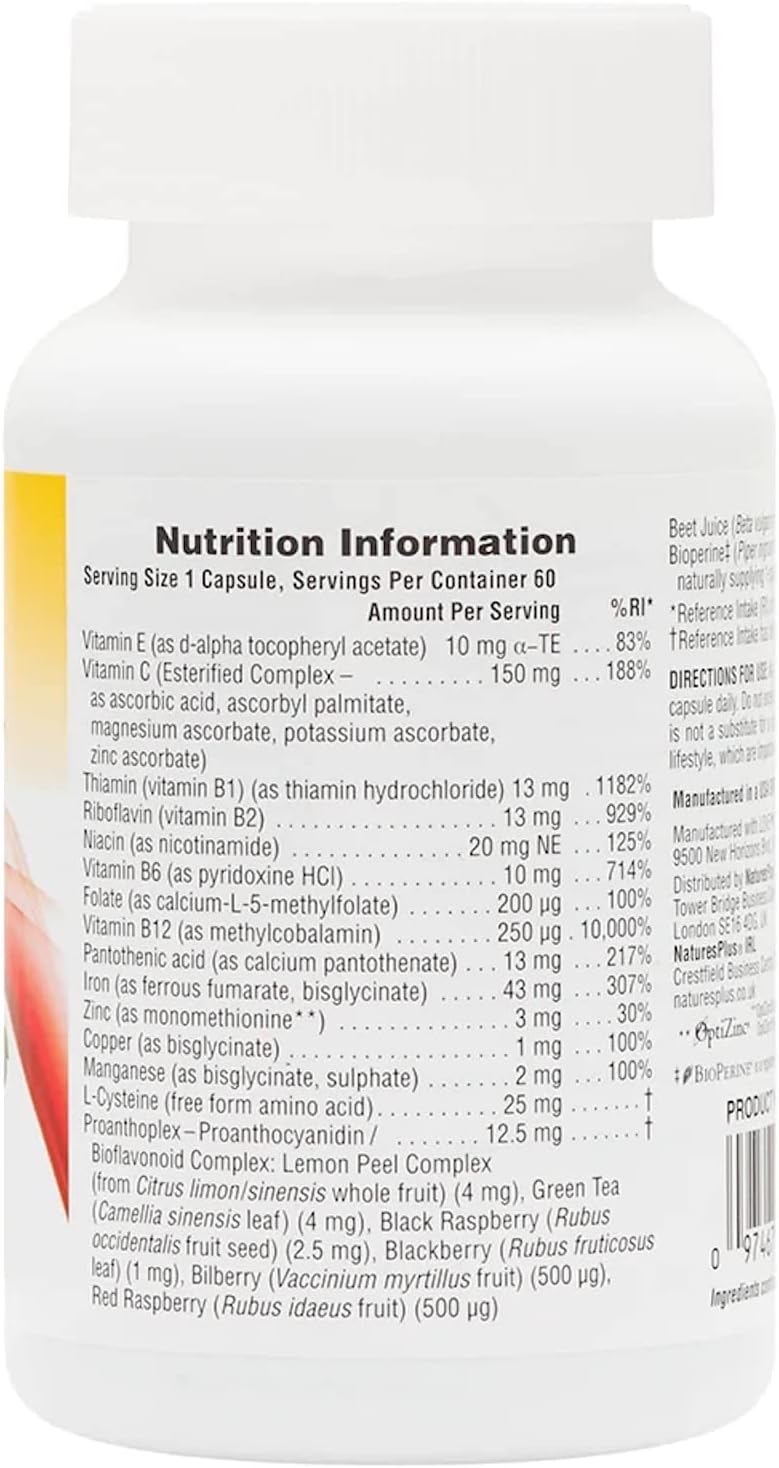 natures-plus-hema-plex-iron-capsules---60-fast-acting-85mg-chelated-iron-pills---promotes-total-blood-health-with-vitamin-c-bioflavonoids---vegan-gluten-free---30-servings-2
