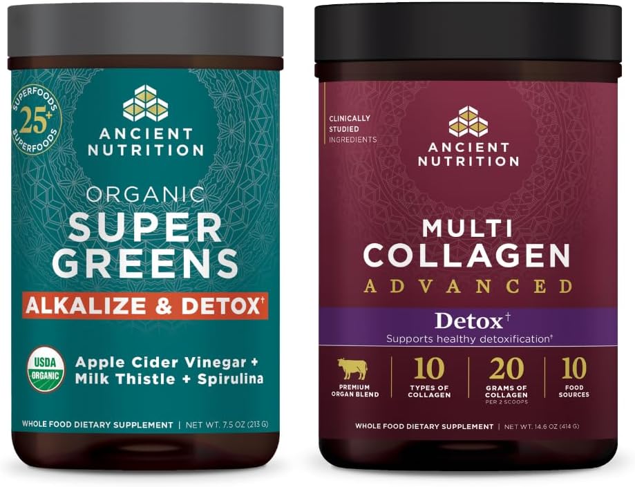 organic-supergreens-multi-collagen-detox-bundle---cleanse-alkalize-with-unflavored-powder---36-servings-multi-collagen-25-servings-supergreens-1