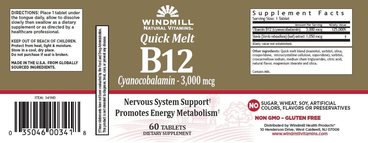 pack-of-2-windmill-b-12-quick-melt-tablets---3000-mcg---60-tablets-each-2