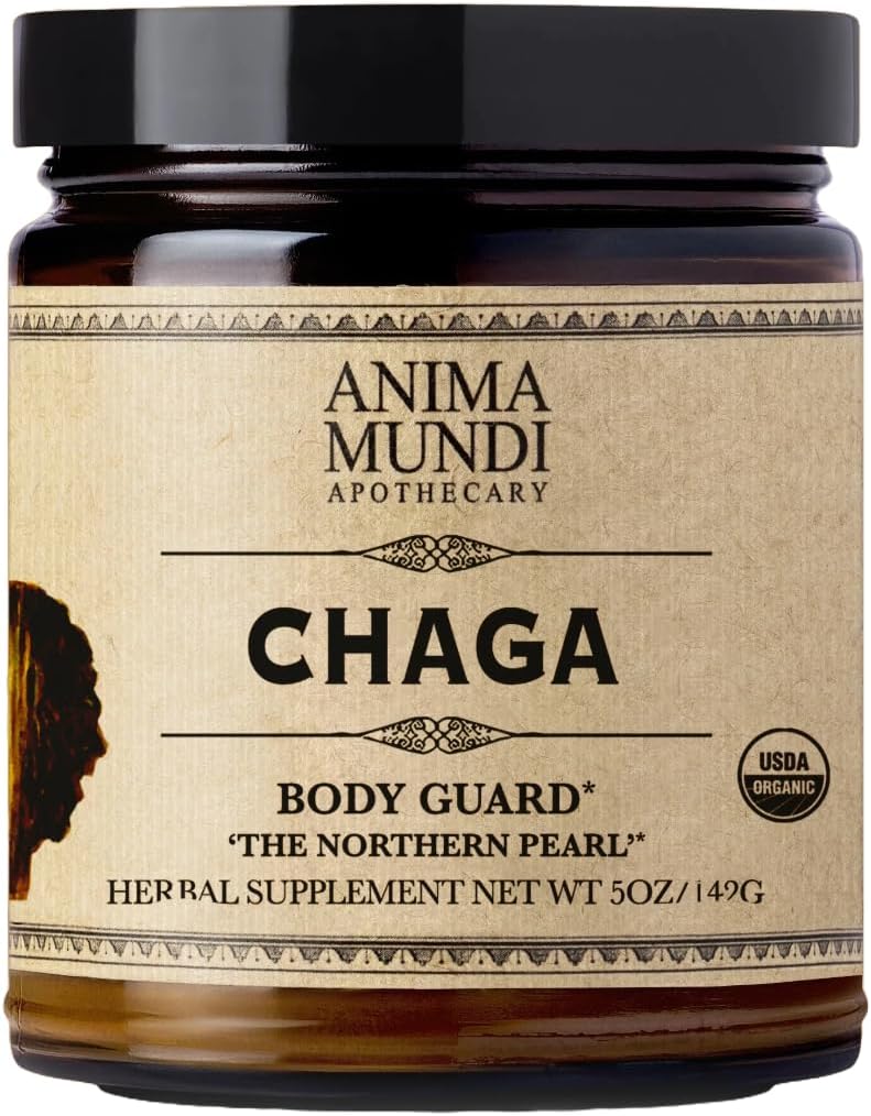organic-chaga-mushroom-powder-for-immune-system-support---anima-mundi-apothecary---5oz-chaga-extract-powder-for-tea-coffee---anima-mundi-supplements-1