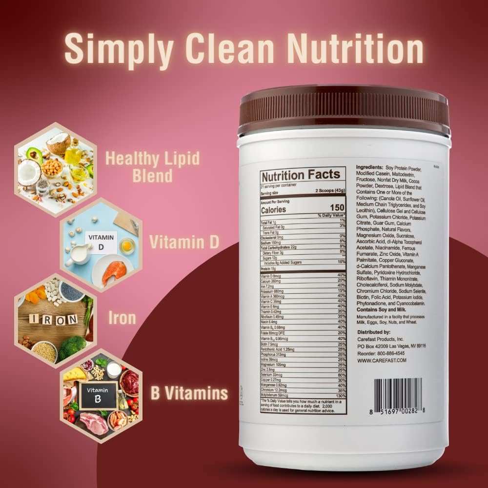 carefast-vintage-plan-chocolate-meal-replacement-mix---21-servings-15g-protein-3g-fiber-24-vitamins-minerals---2-lb-protein-shake-smoothie-for-weight-loss-4