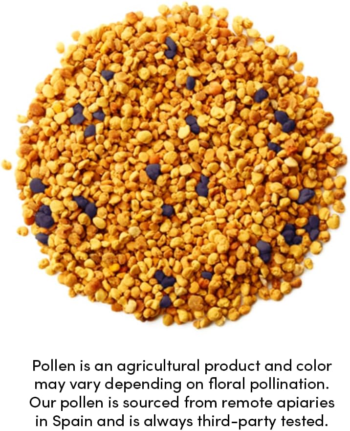 100-raw-bee-pollen-granules---natural-source-of-vitamin-b-minerals-amino-acids-protein---paleo-keto-and-gluten-free---52-oz-jar-6