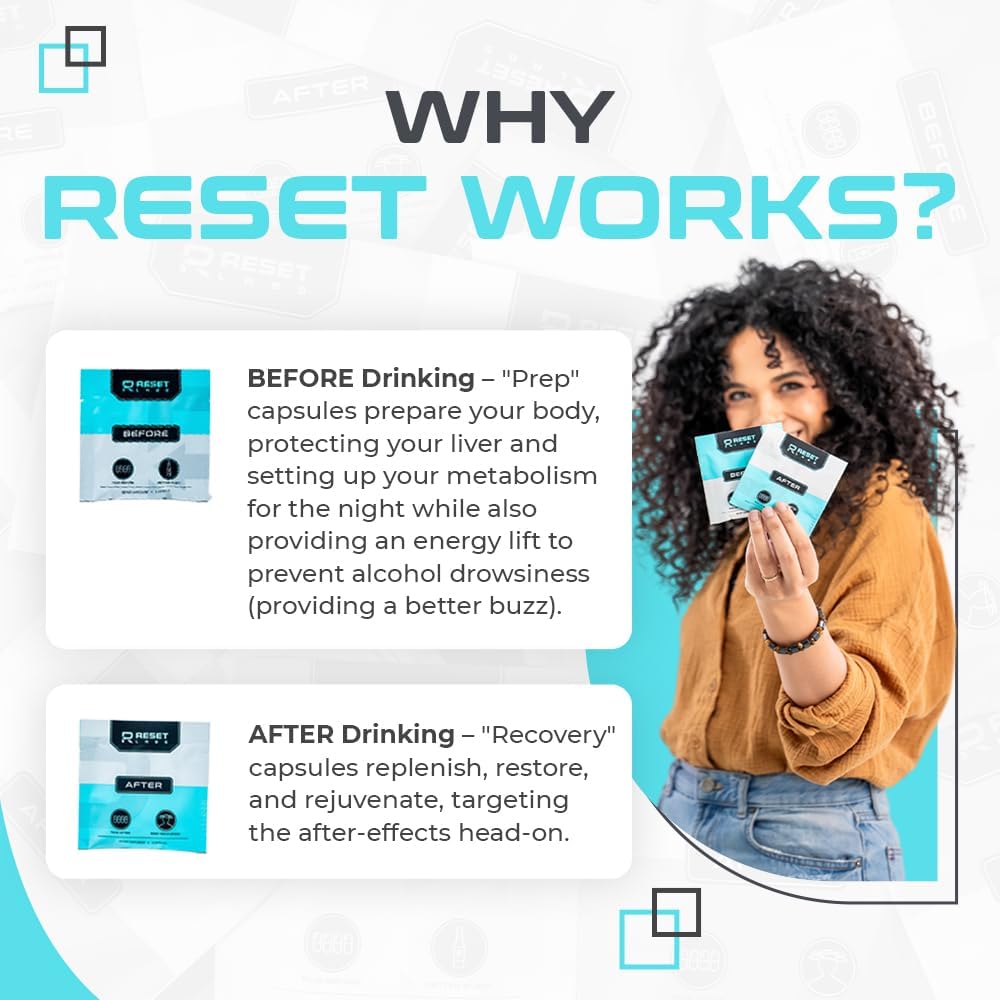 reset-labs-before-after-drinking-pills---dhm-milk-thistle-ginger-electrolytes---liver-support-hangover-relief---6-packets-8