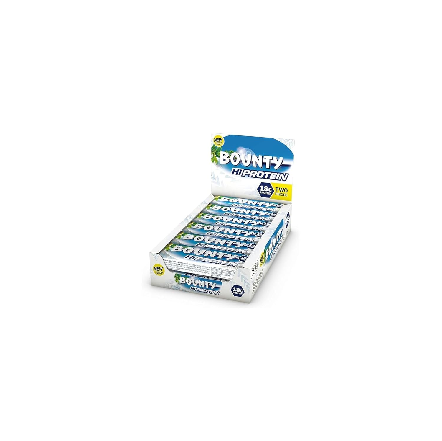 High-Protein Coconut Bounty Bars - 12 Pack, 52g Each - Espot.com.au