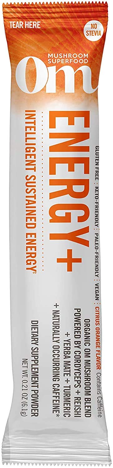 citrus-orange-mushroom-superfood-energy-drink-mix---10-pack-single-serve-with-cordyceps-yerba-mate-tumeric-vitamin-b-complex---pre-workout-immune-support-blend-10
