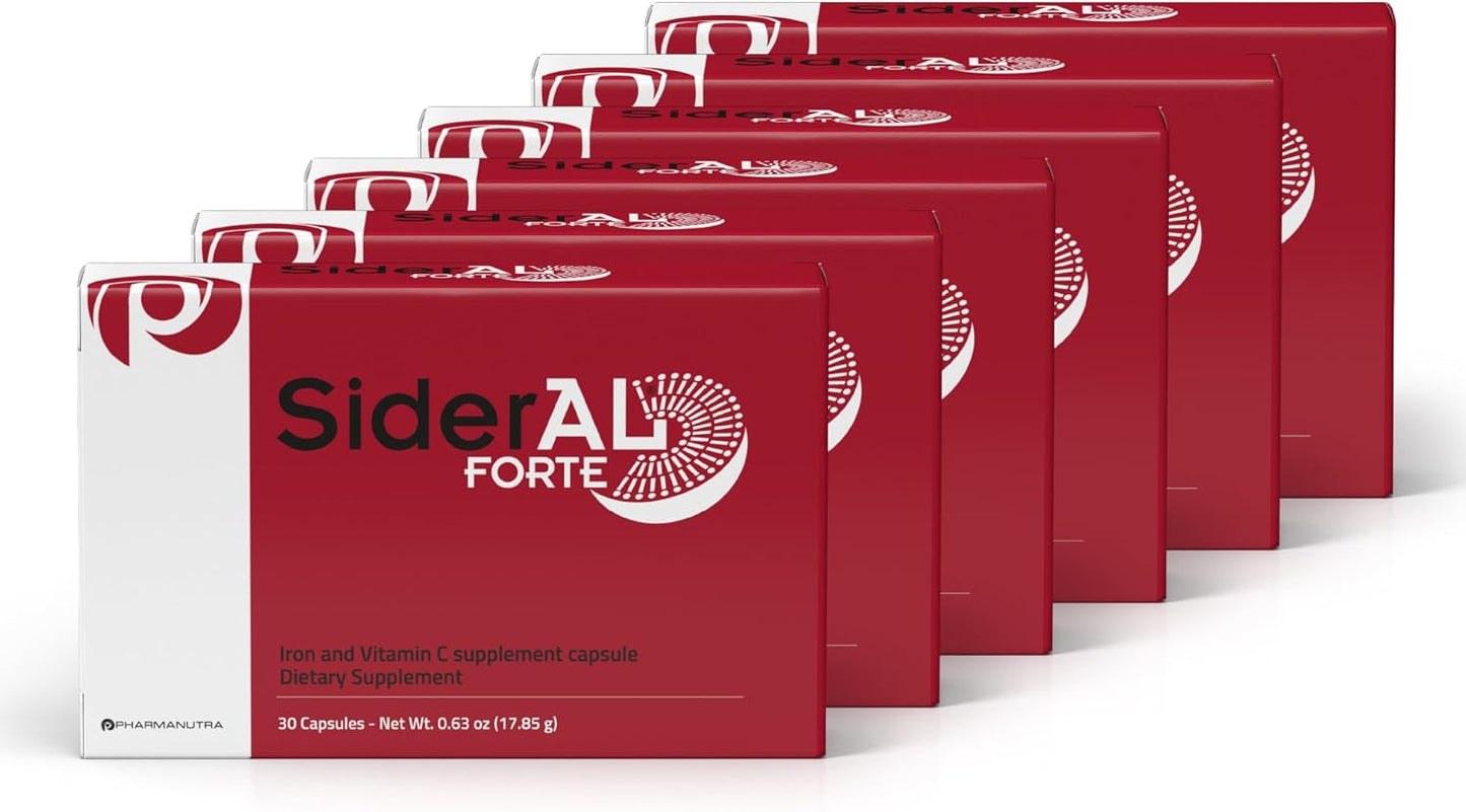 pharmanutra-sideral-forte-iron-supplement-for-men-and-women---premium-iron-deficiency-and-anemia-support-with-high-absorption---gentle-on-stomach---non-constipating---180-capsules-1