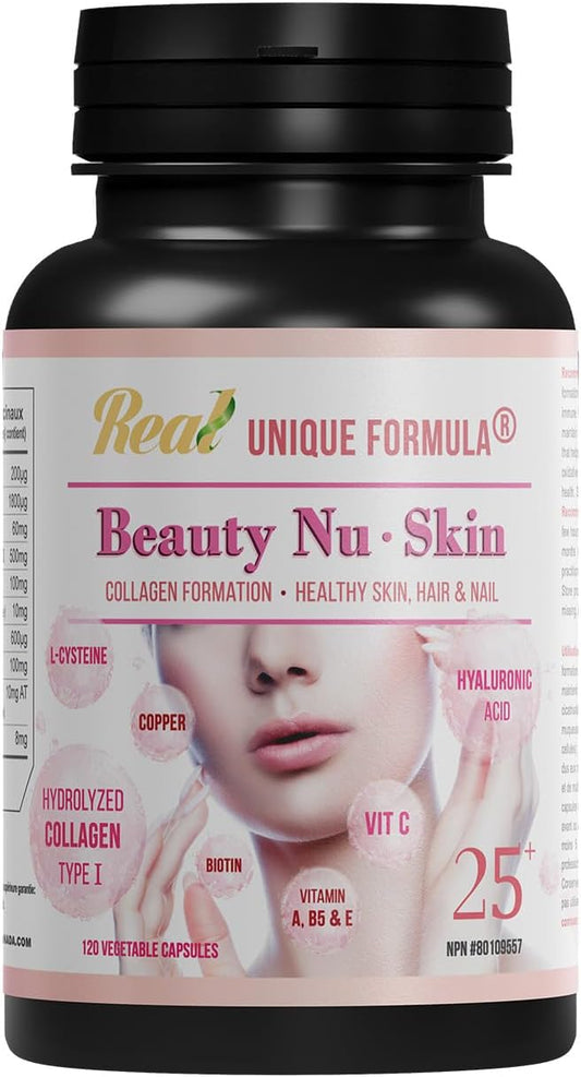 Beauty Skin 25+ Supplement with Hydrolyzed Collagen, Hyaluronic Acid, and Vitamins for Healthy Skin, Hair, and Nails - Espot.com.au