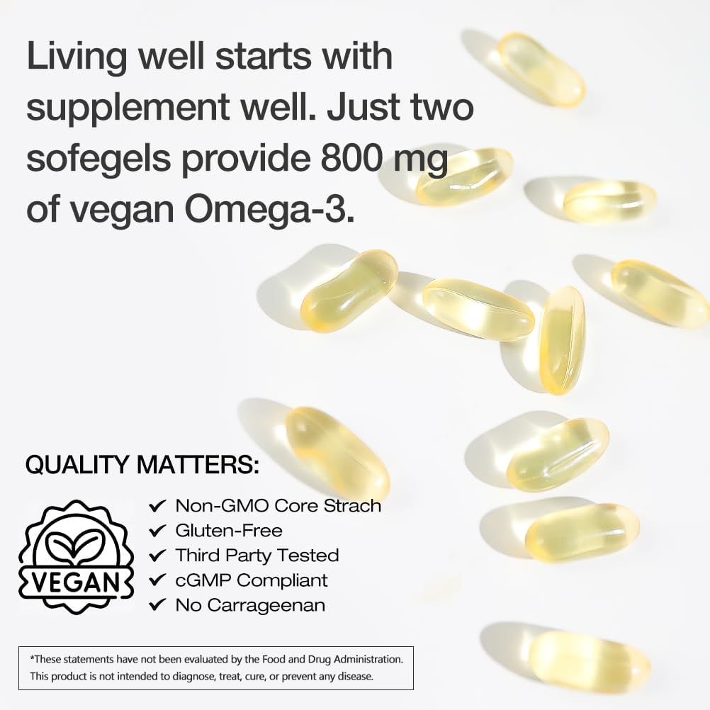 plant-based-vegan-omega-3-dha-supplements-from-algae-oil---90-carrageenan-free-softgels-non-gmo-essential-fatty-acids---algal-dha-90-count-3