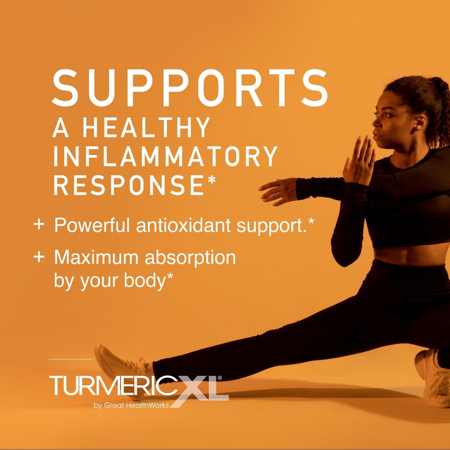 OmegaXL TurmericXL Joint Support Supplement - 250mg Turmeric Extract for Healthy Inflammatory Response - Gluten-Free, High Absorption - 30 Veg Caps - Espot.com.au