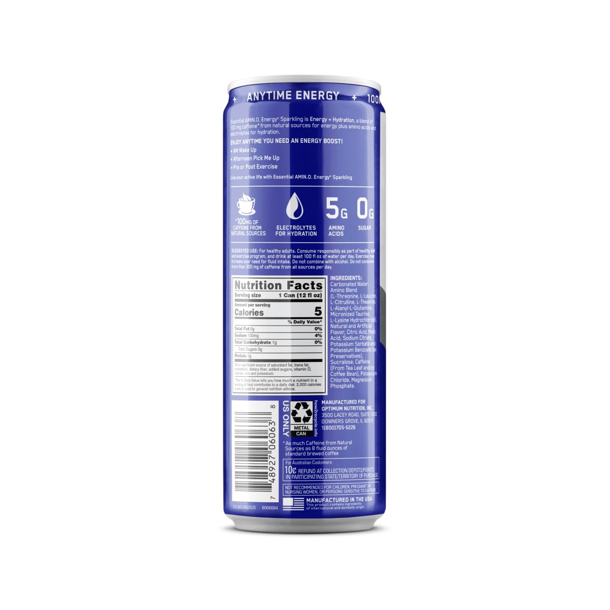 amino-energy-sparkling-hydration-drink-with-electrolytes-caffeine-amino-acids-bcaas-sugar-free---blueberry-lemonade-flavor---12oz-12-pack-10