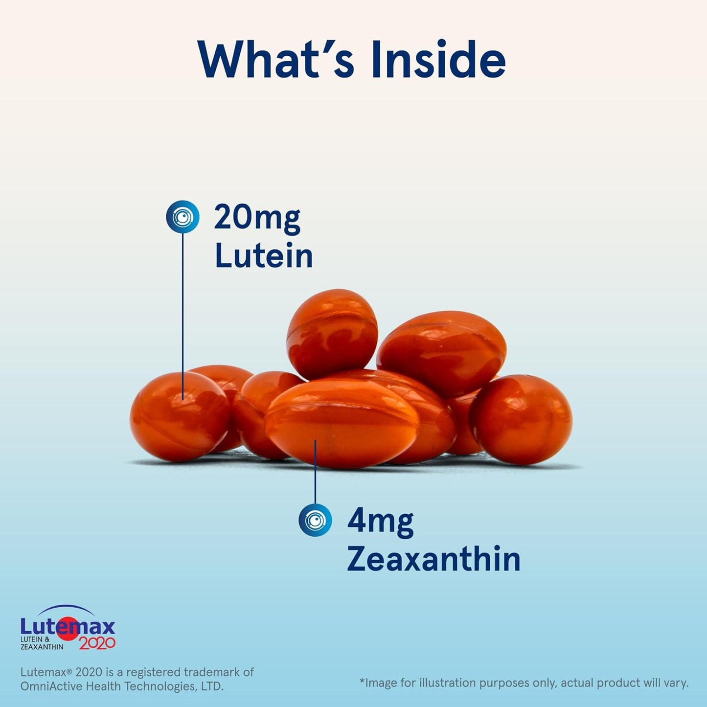 Jarrow Formulas Lutein 20mg with Zeaxanthin Softgels - Visual Function & Macular Health Support - 60 Day Supply - Espot.com.au