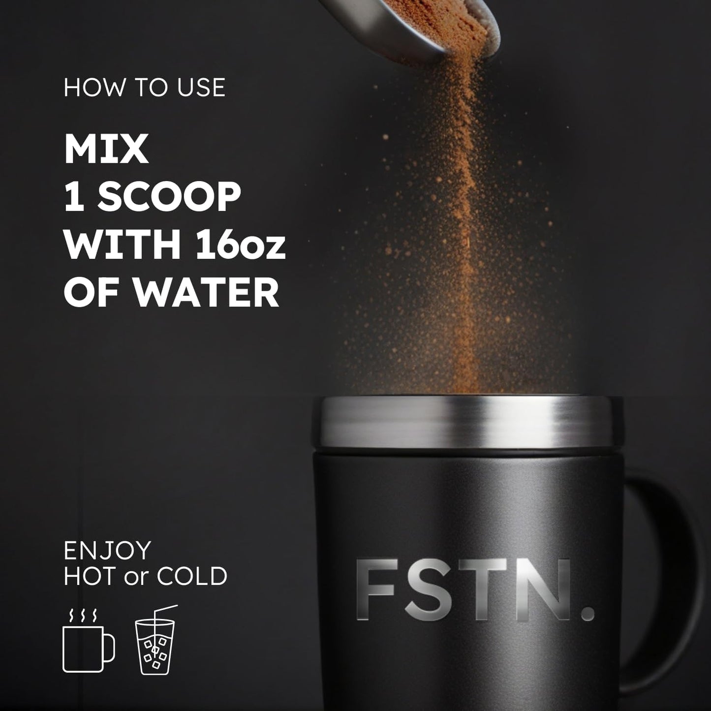 Ketone-Enhanced Fasting Chocolate Electrolyte Supplement with No Sugar Salt - Hydration Drink Mix for Fasting - FSTN Brand - Espot.com.au