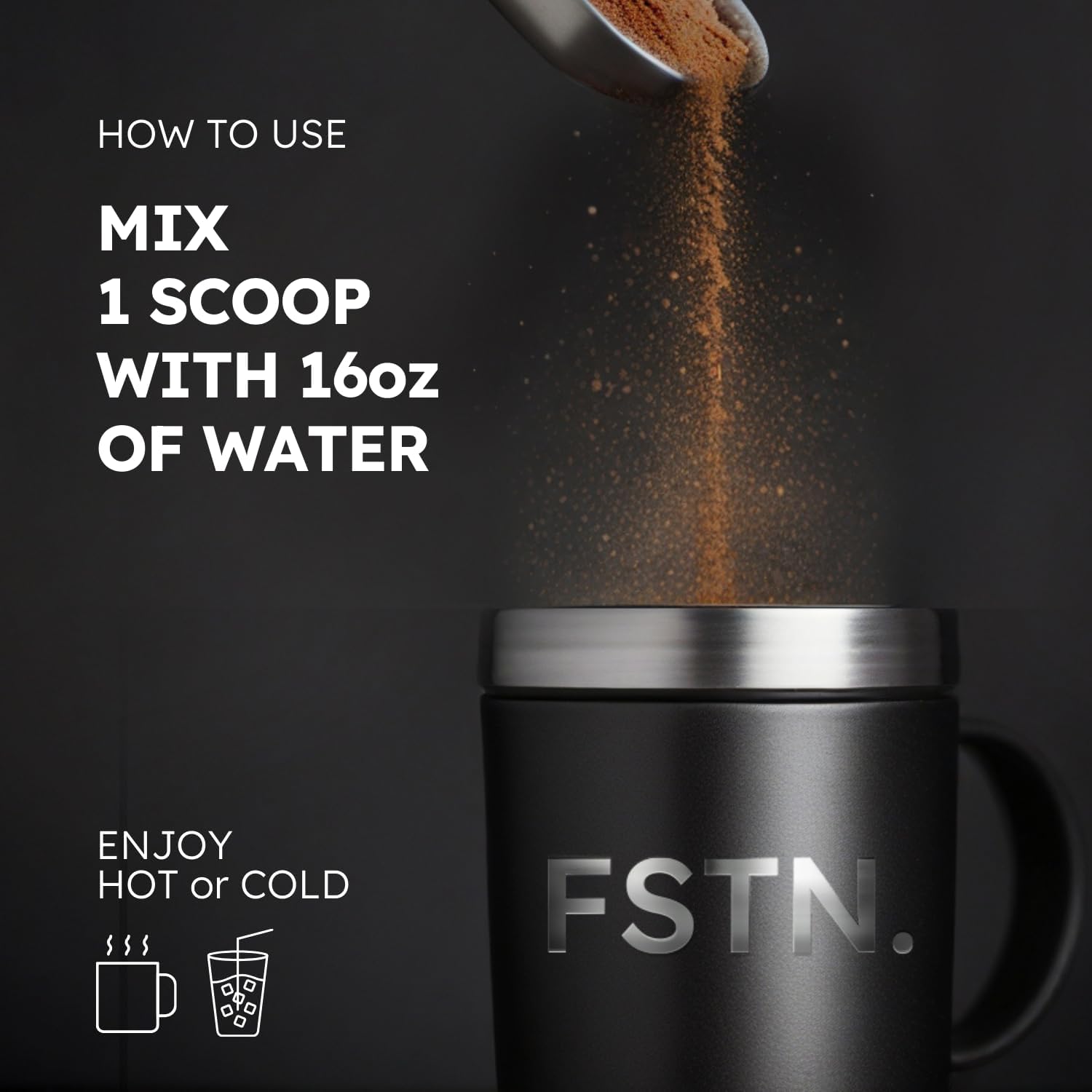 Ketone-Enhanced Fasting Chocolate Electrolyte Supplement with No Sugar Salt - Hydration Drink Mix for Fasting - FSTN Brand - Espot.com.au