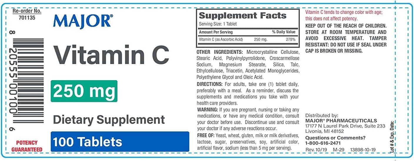 2-packs-of-major-vitamin-c-250-mg-ascorbic-acid-tablets-100-count-2