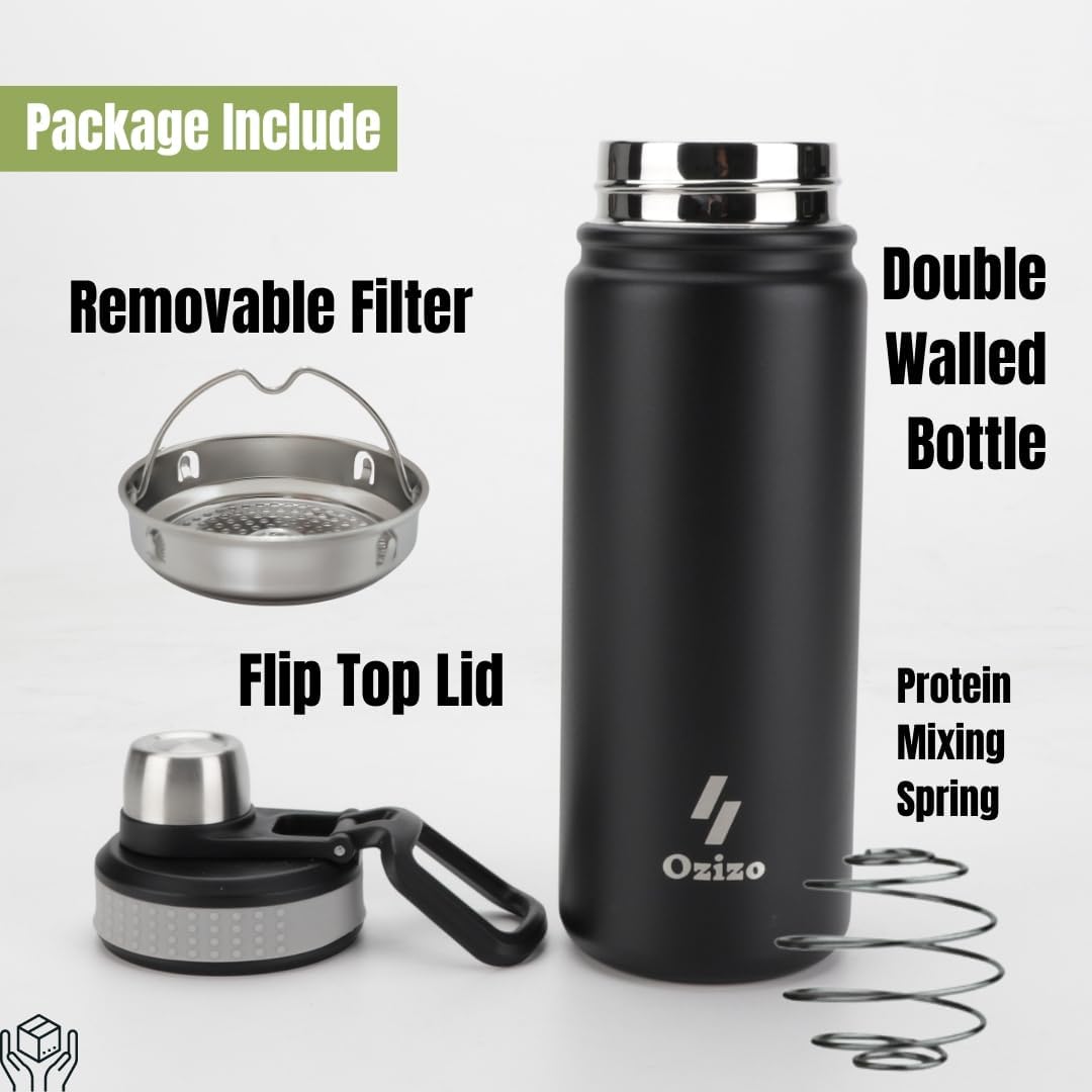 stainless-steel-protein-shaker-bottle-with-filter-and-mixing-ball---22-oz-capacity-by-ozizo-3