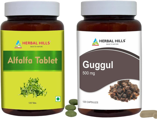 organic-alfalfa-tablets-and-guggul-capsules-combo-pack---herbal-hills-1