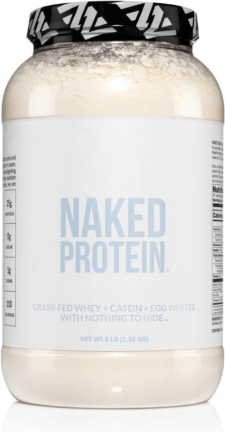 naked-protein-powder-blend---whey-casein-egg-protein---4-ingredients-non-gmo-soy-and-gluten-free---no-artificial-additives---keto-and-paleo-friendly---3-lb-1