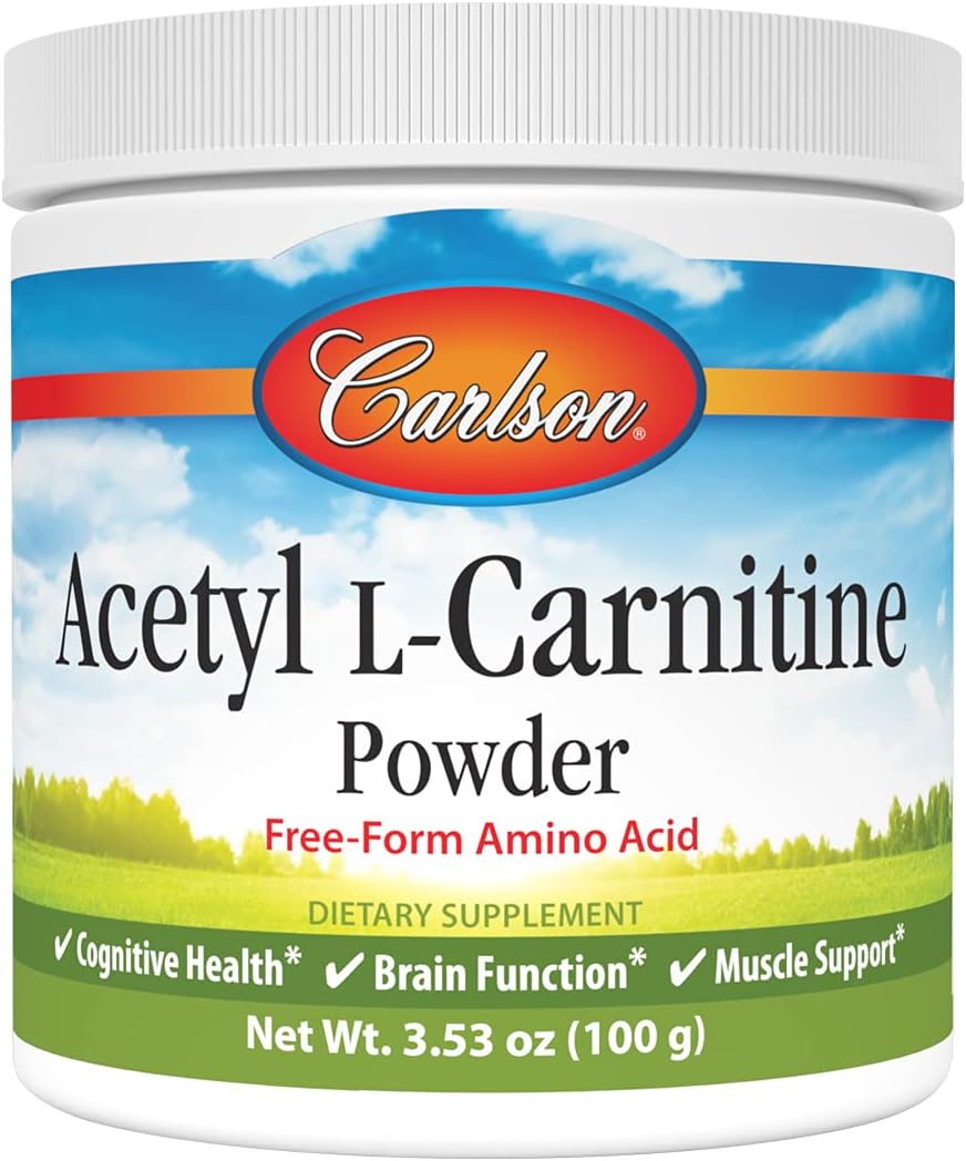 carlson-acetyl-l-carnitine-powder-for-cognitive-health-brain-function-muscle-support---free-form-amino-acid-supplement-353-oz-1