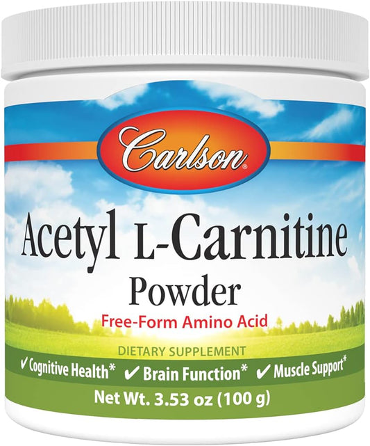 carlson-acetyl-l-carnitine-powder-for-cognitive-health-brain-function-muscle-support---free-form-amino-acid-supplement-353-oz-1