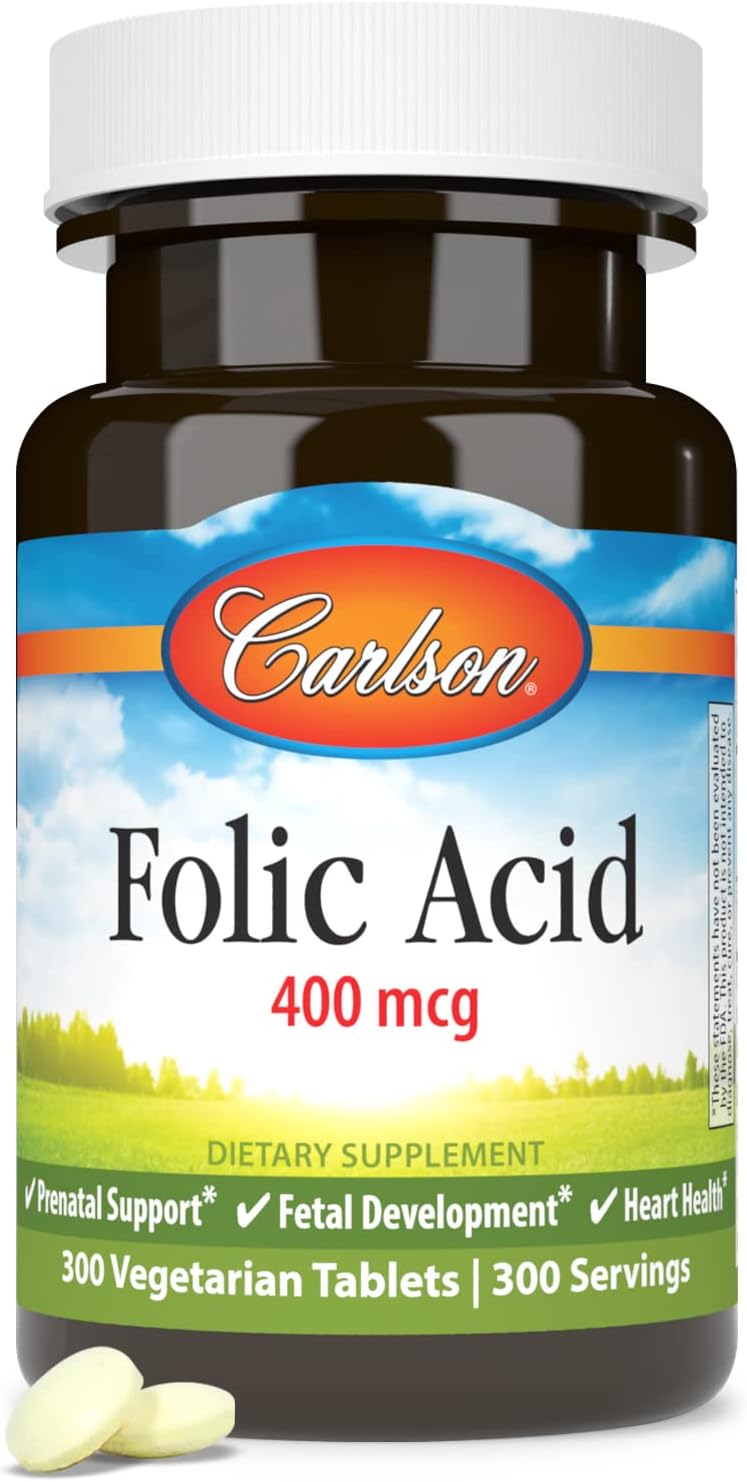 carlson-folic-acid-400mcg-tablets-for-prenatal-support-and-fetal-development---300-count-5