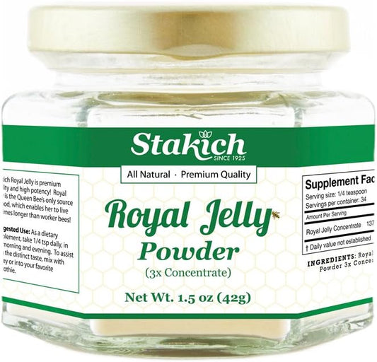 15-oz-stakich-royal-jelly-powder---3x-concentrate---freeze-dried-pure---natural-supplement-1
