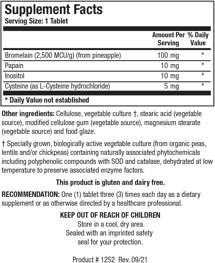 biotics-research-bromelain-plus-papain-tablets---digestive-support-for-muscle-relaxation-lactose-dairy-free---100-tabs-2500-mcu-g---balanced-physiological-pathways-2