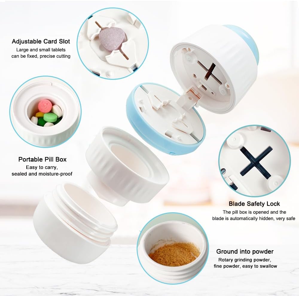 pill-cutter-with-stainless-steel-blade---splitter-for-small-or-large-pills-cut-into-half-or-quarter-ideal-for-vitamins-and-tablets-2