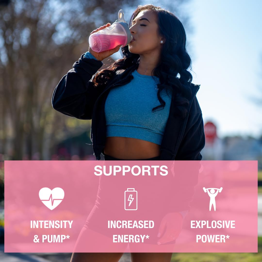 pink-lemonade-honey-badger-pre-workout-powder---sugar-free-keto-vegan-preworkout-with-beta-alanine-caffeine-for-natural-energy-boost---30-servings-for-men-women-3