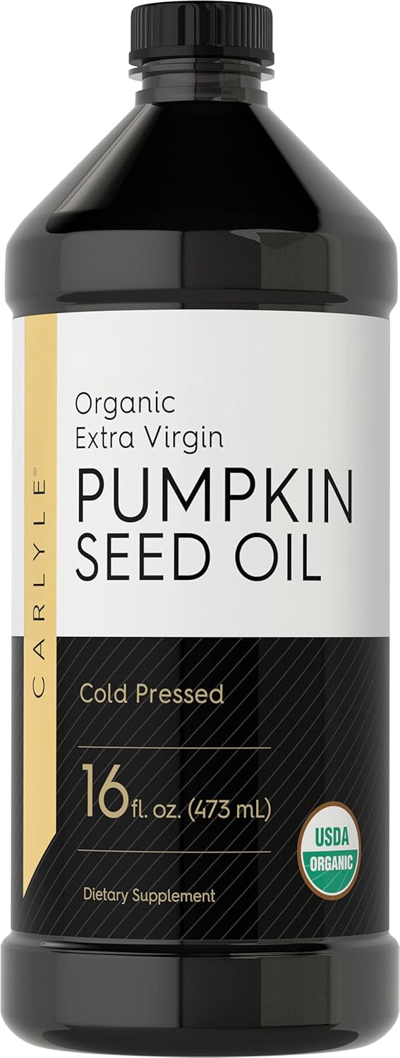 organic-cold-pressed-carlyle-pumpkin-seed-oil-16oz---extra-virgin-vegetarian-non-gmo-gluten-free---safe-for-cooking-hair-and-face-1