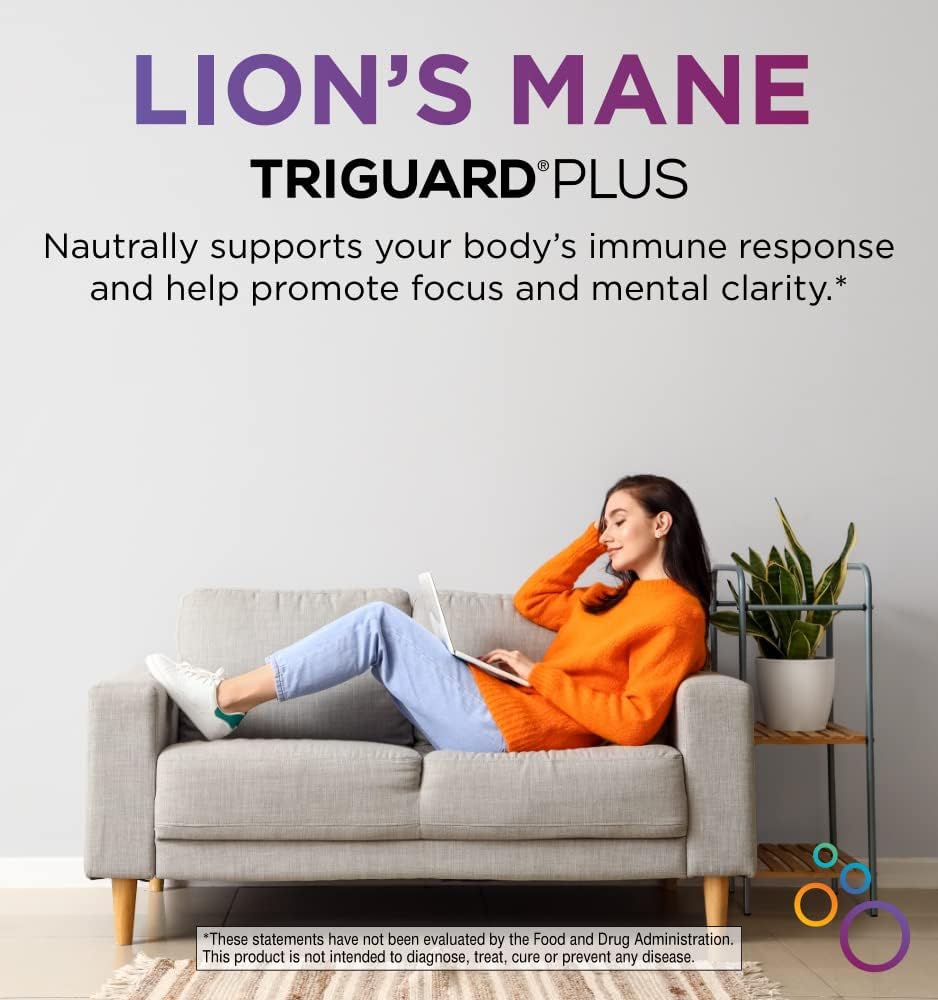 2 fl oz Liquid Lions Mane Nootropic Supplement for Mental Clarity, Focus, Memory, Immune Support & Energy - Alcohol-Free, Non-GMO, Made in USA - Espot.com.au